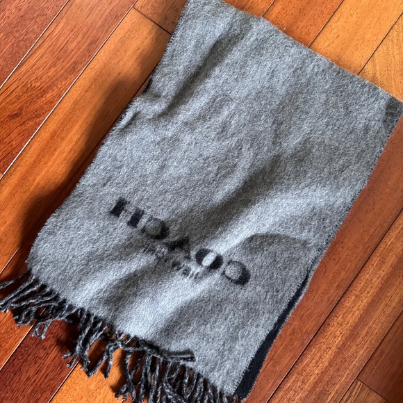 Coach Accessories - Cashmere Reversible Coach Scarf